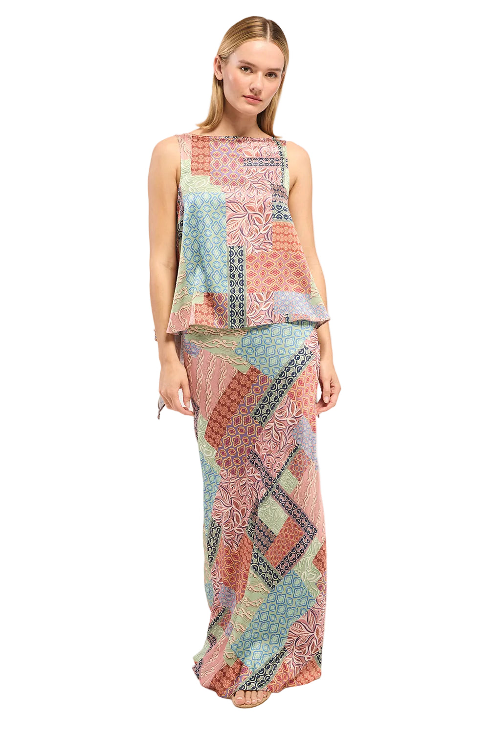 Oasis Satin Asymmetrical Top