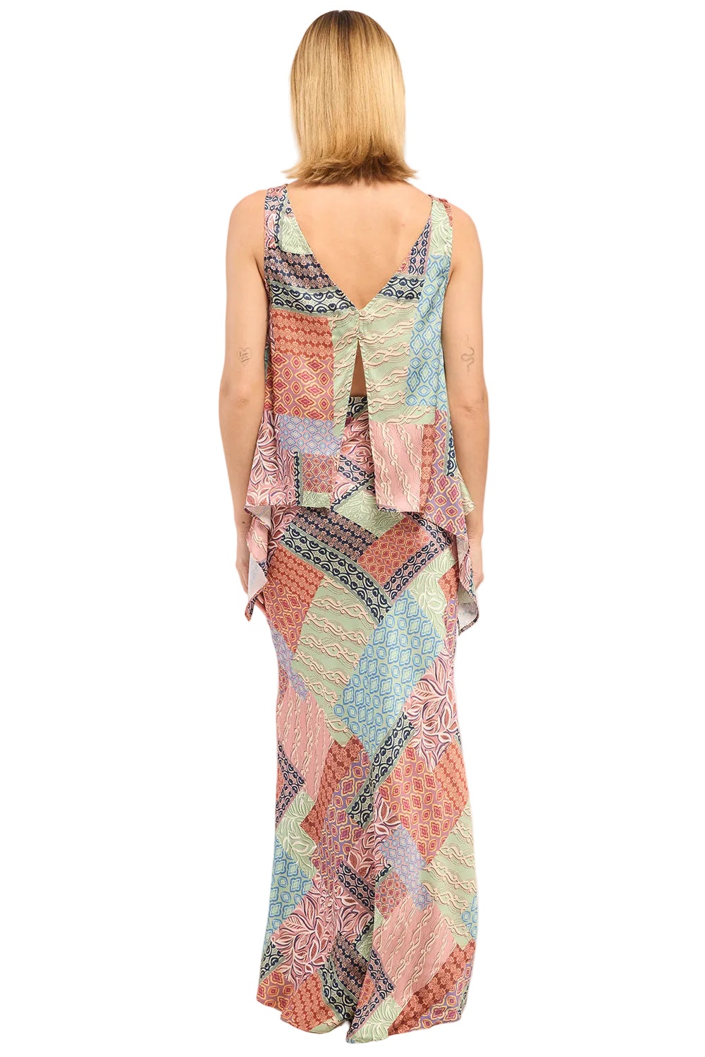 Oasis Satin Asymmetrical Top