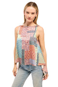 Oasis Satin Asymmetrical Top