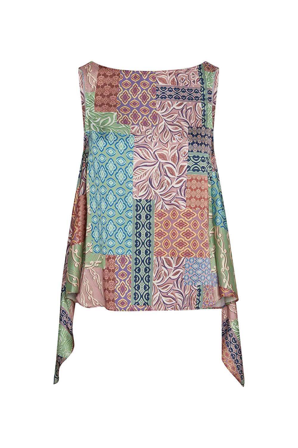 Oasis Satin Asymmetrical Top