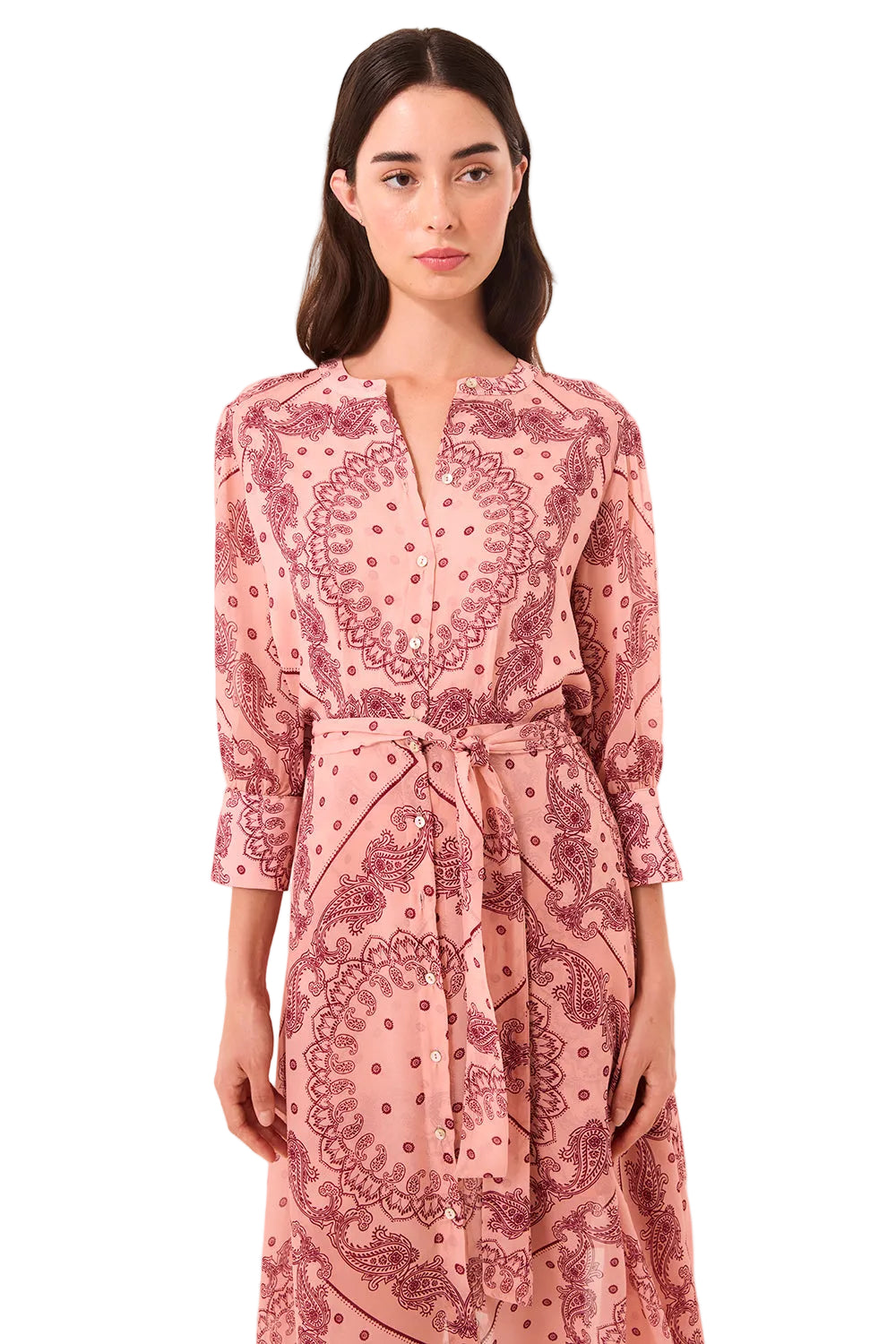Rose Bandana Midi Dress
