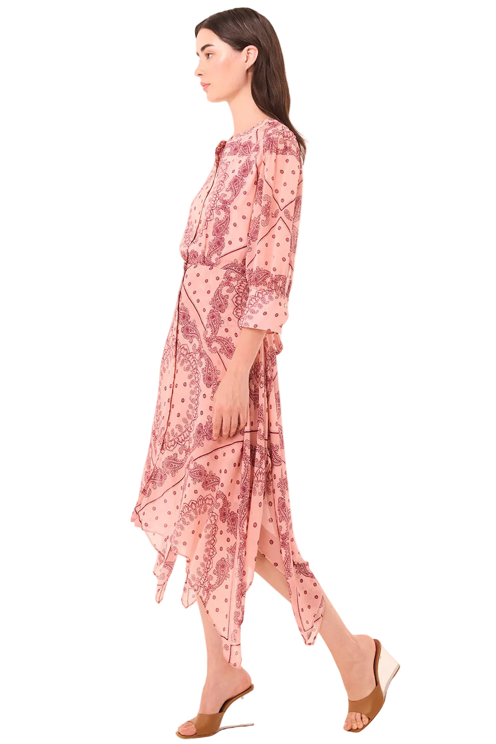 Rose Bandana Midi Dress