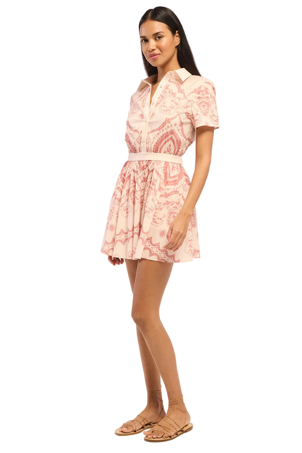 Terra Ceramic Mini Shirt Dress