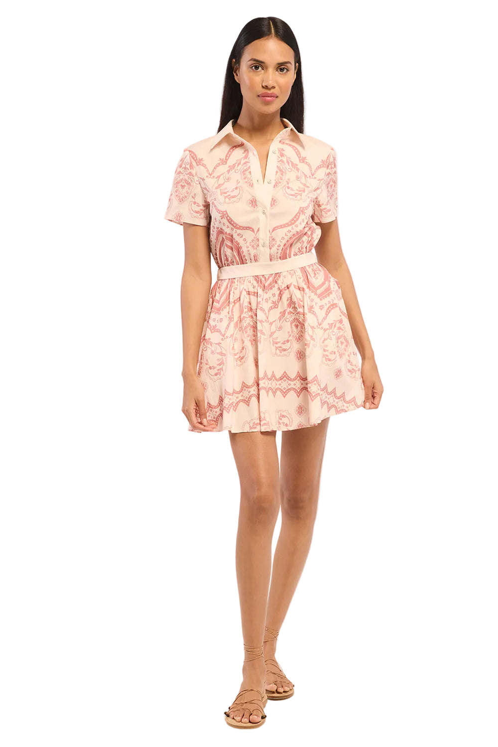 Terra Ceramic Mini Shirt Dress