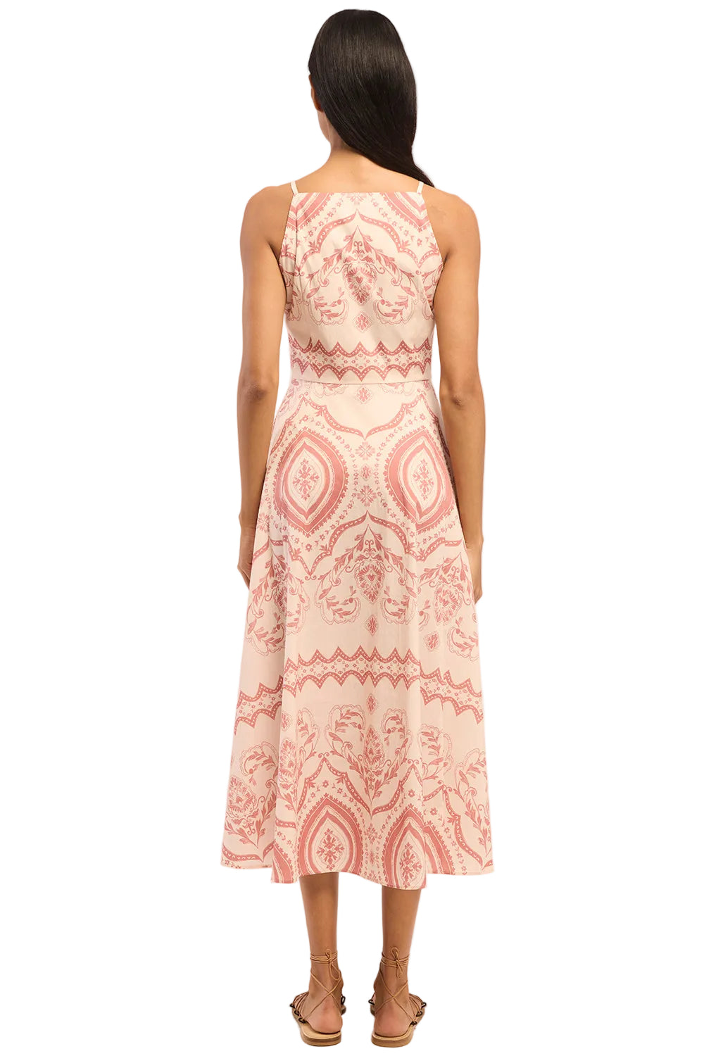 Terra Print Midi Dress