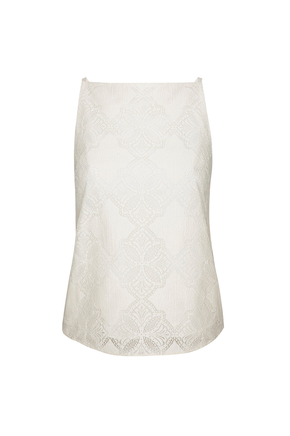 Floral Lace Square Neck Top